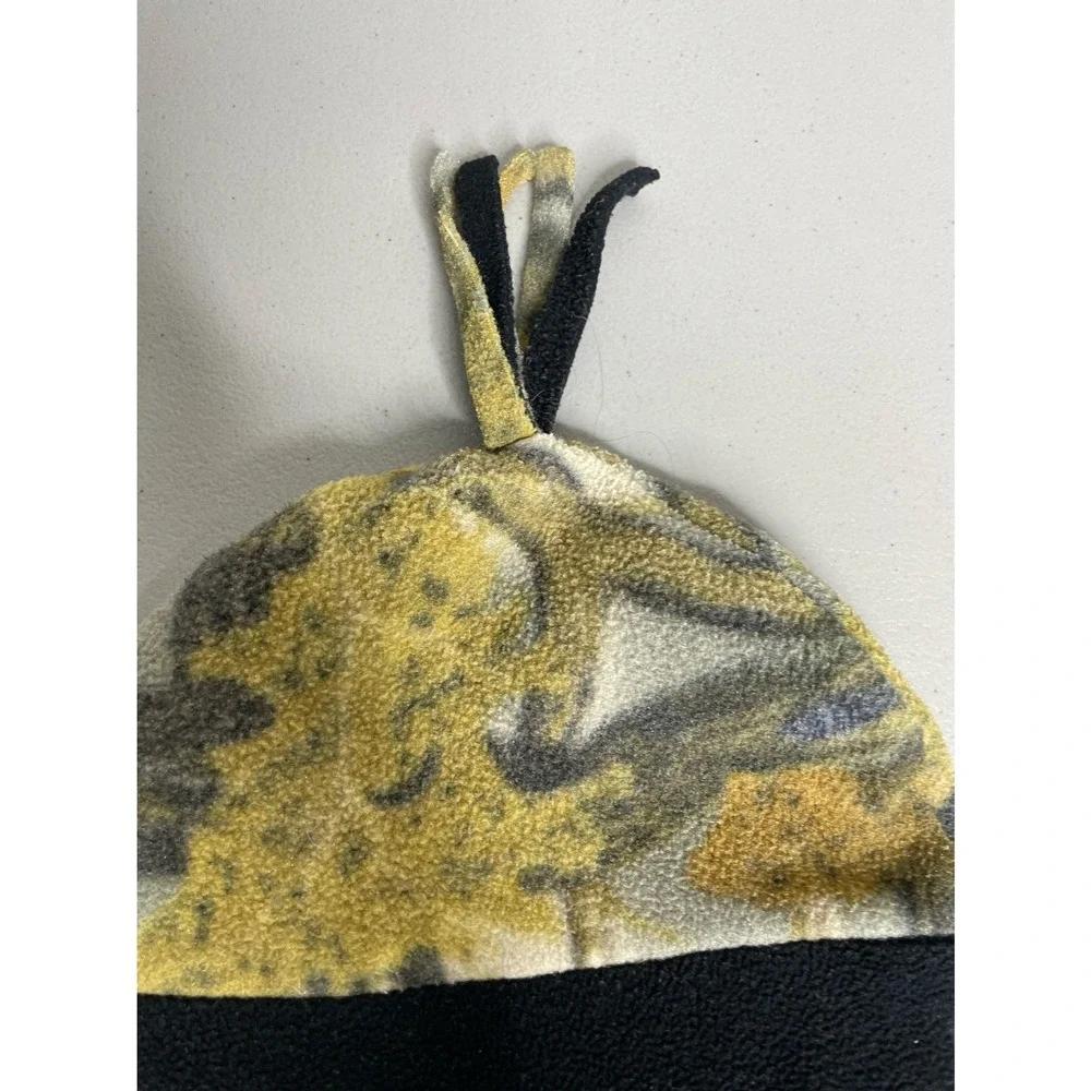 Kids Toddler Baby Fleece Camo Earflap Beanie Hat Black Green Camouflage Outdoor